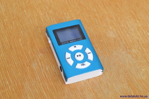 MP3 плеер c дисплеем - синий