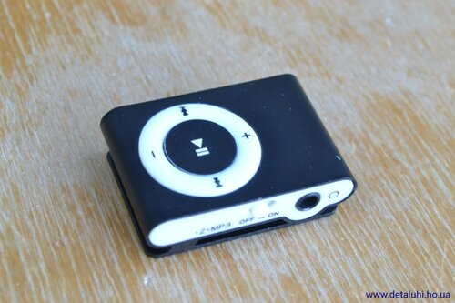 MP3 плеєр з прищіпкою - чорний