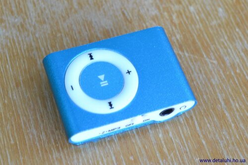 MP3 плеєр з прищіпкою - синій
