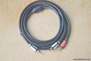 Аудіо кабель 3.5 мм RCA