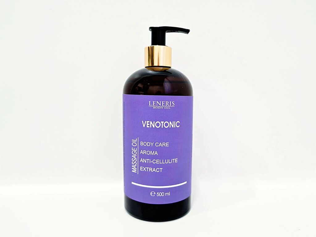 Масажна олія" Venotonik" 200 мл від компанії тм Leneris - фото 1