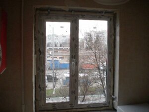 Двостулкове металопластикове вікно Рехау Євро 60