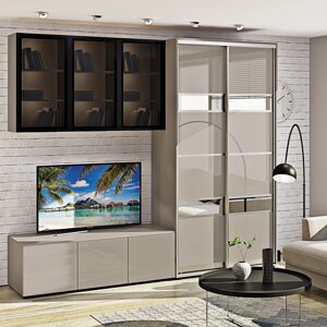 Модульна стінка Флекс тренд з шафою купе