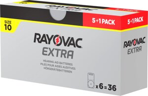 Батарейки для слухових апаратів Rayovac EXTRA 10 (36шт)
