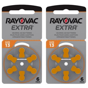 Батарейки для слухових апаратів Rayovac EXTRA 13 (12шт)