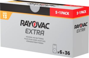 Батарейки для слухових апаратів Rayovac EXTRA 13 (36шт)