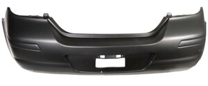 Бампер задній для Nissan Tiida I (C11) (Middle East) (хетчбек) 2004 - 2013 чорний під фарбування (FPS, FP 5014 950) OE