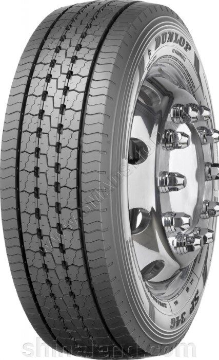 Вантажні шини Dunlop SP346 (кермова) 235/75 R17,5 132/130M Словенія (кт) — Оплата Частинами від компанії ШінаЛенд - Оплата Частинами - фото 1