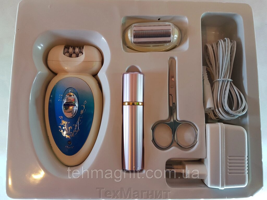 Эпилятор женский бритва Philco Hp-6576/00 с насадками и маникюрным набором ##от компании## ТехМагнит - ##фото## 1