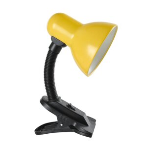 Настільна лампа на прищіпці під лампу Е27 жовтого кольору Sirius TY 1108B (жовта)