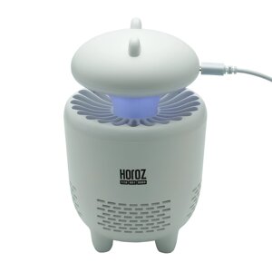 Світлодіодна лампа-ловушка для комарів LED 3W/40 5V DC Micro USB IP20 Horoz Electric HUNTER