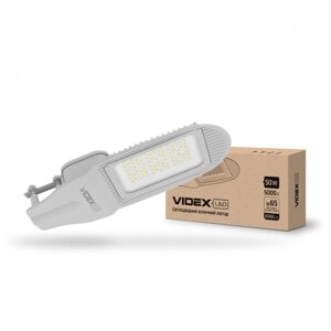 Вуличний ліхтар LED 50W 5000K VIDEX сірий VL-SL06-505