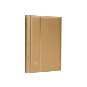 Альбом Leuchtturm для марок (кляссер) COMFORT "Metallic Edition" з 32 листами з чорного картону, мягкая