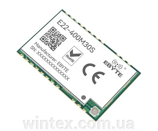 Модуль EBYTE E22-400M30S SX1262 433 МГц від компанії Сервісний центр WINTEX - фото 1