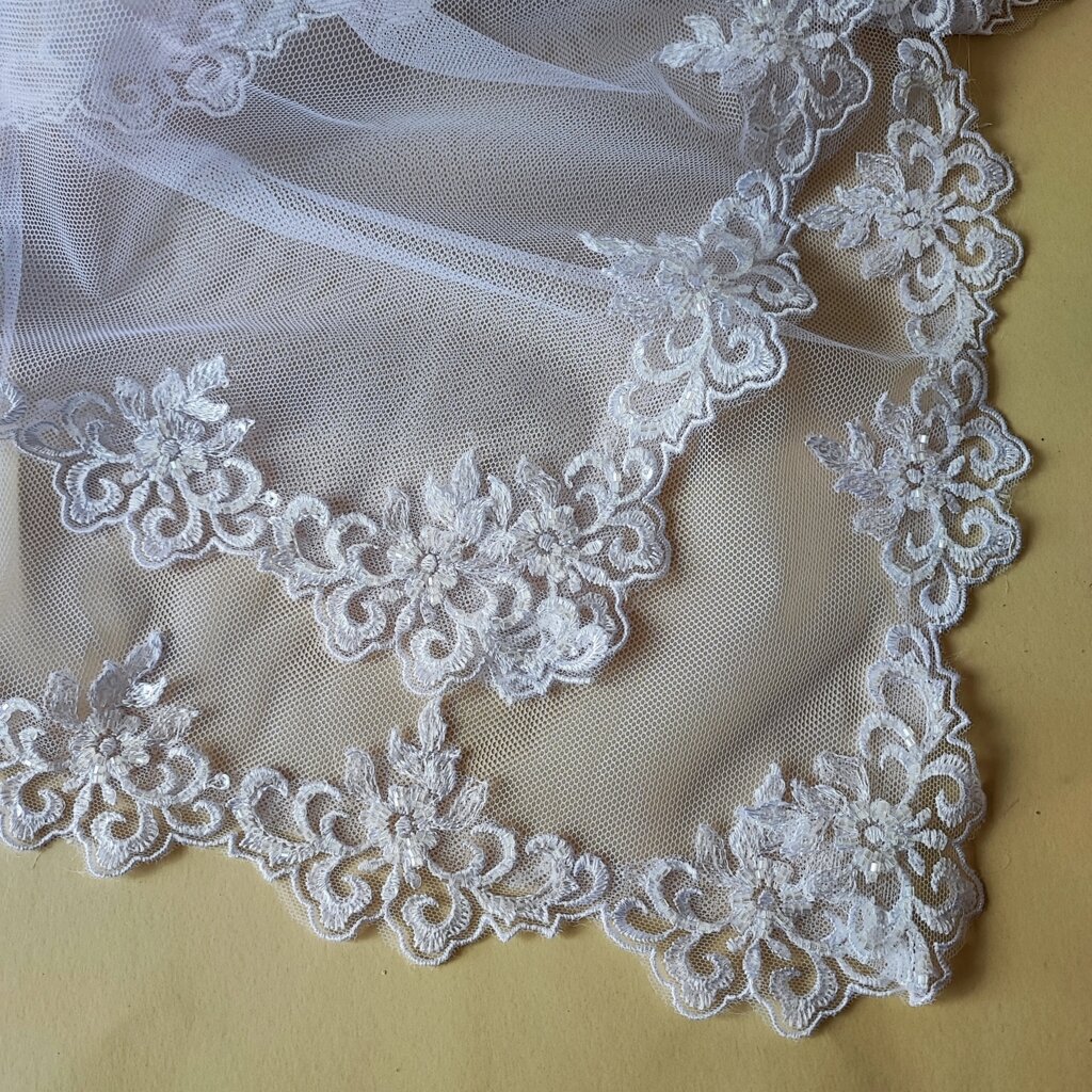 Хустка для нареченої "Магія весільного дня" від компанії Крамниця "Покрова" - церковне начиння - фото 1