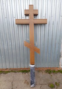 Хрест на могилу з дерева, православний Висота 1,8 м