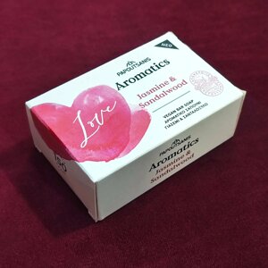 Тверде мило Papoutsanis Aromatics Love Жасмин та Сандалове дерево, 100 г (Греція)