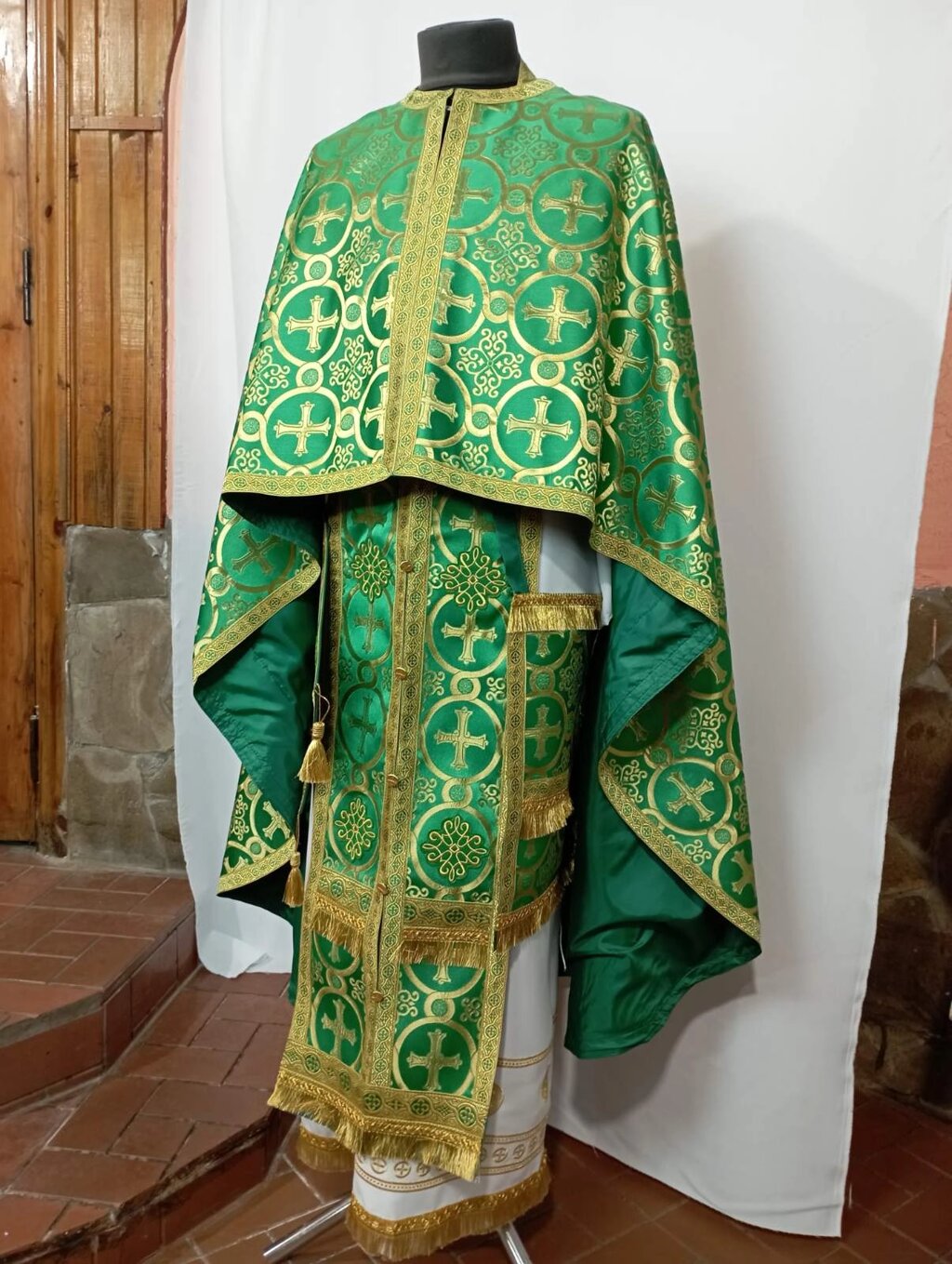 Одяг священика в грецький стилі з вишивкою (парча) - відгуки