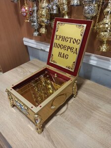 Ковчег церковний з булату на заказ 26х21см