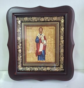Святий апостол Тимофій іменна ікона 20х18см