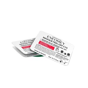 Тонізувальна маска для відновлення кольору обличчя Masque Peel Off C10 Toning Peel Off Radiance Mask Eneomey,6х5 мл