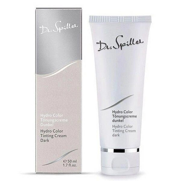 Тональний крем темний Hydro Colour Tinting Cream Dark Dr. Spiller, 50 мл від компанії Лікувальна, доглядова та професійна косметика - фото 1