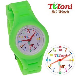 Дитячий годинник Tuloni Модель # 1 Модель ремінця # 2 Колір Green