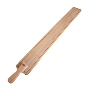 Дошка прямокутна для подачі з ручкою велика mazhura 111,5 * 12см вільха дерев'яний (mz708548)
