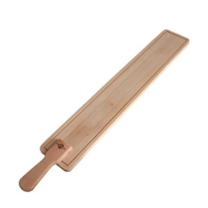 Дошка прямокутна для подачі з ручкою середня mazhura 81,5 * 12см вільха дерев'яний (mz708547)