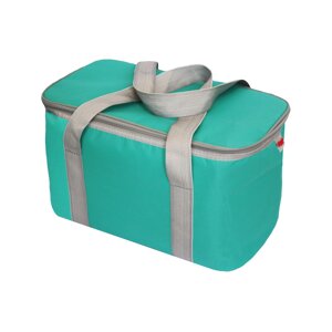 Термо-сумка для пікніка 20л Mazhura бірюзовий текстиль (mz1082)