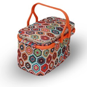 Термо-сумка для пікніка 25л Mazhura текстиль різнокольоровий (mz1072-3)