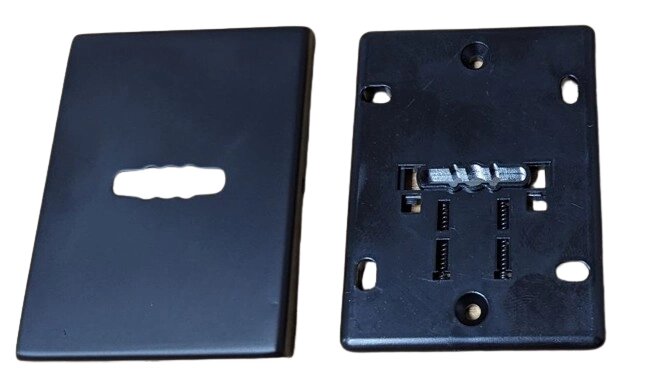 Накладки під сувальдний ключ BARSA HRZ260 чорні від компанії Інтернет-магазин "HOZ-DOM. COM. UA" - фото 1