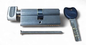 Циліндровий механізм ASTEX 70 мм (35х35) з вертушкою сатин