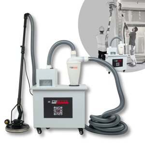 Шліфмашина для стін і стель жираф із промисловим пилососом 2в1 Profter K-22 (1700 Вт)