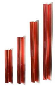 Професійний шпатель для механізованої шпаклівки Profter SU 100 red (100 см лезо 0.3+0.5 мм) алюмінієва ручка