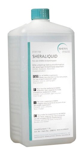 Жидкость для паковочных масс SHERALIQUID, 1л ##от компании## Компания "FreeDental" - ##фото## 1