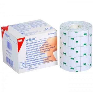 Медіпор хірургічний пластир на нетканій основі з лайнером 10см х 10м, 3M