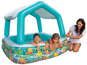 Дитячий надувний басейн Intex 57470 Акваріум