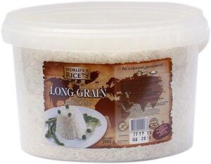 Рис World`s Rice, Класичний, Long grain 2 кг