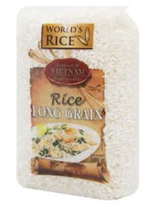 Рис World's Rice, 0,5 кг, В'єтнамський, довгозернистий