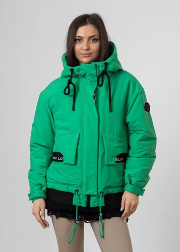Куртка жіноча демісезонна зелена Towmy S