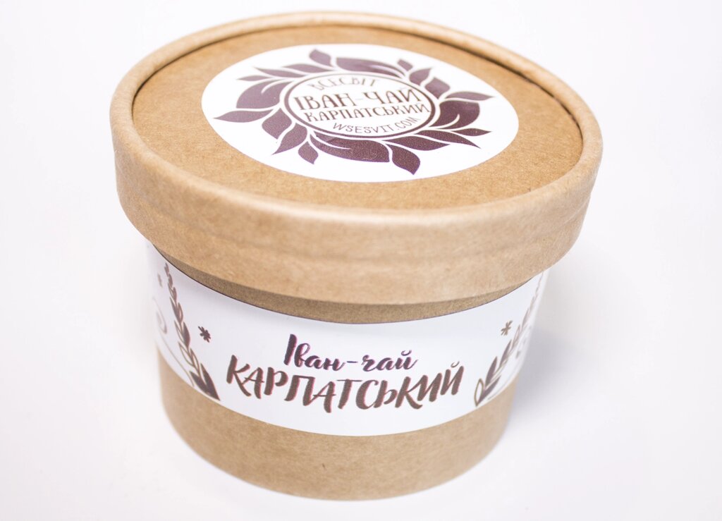 Іван-чай Карпатський (ферментований іван чай) у крафт-стакані 50 м від компанії ТМ Всесвіт. Український Іван-чай - фото 1