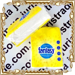 Рушники паперові Fantasy Comfort 2 сл-е, білі 2 рул. уп