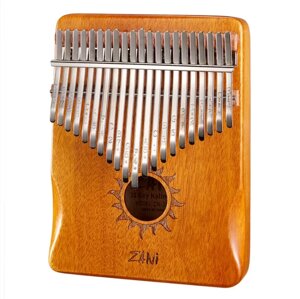 Калімба Zani музичний інструмент на 21 язичок (преміум'якість) Жовтий