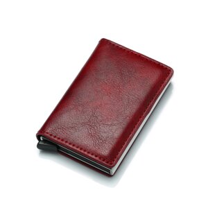 Гаманець для карток із захистом RFID — Червоний