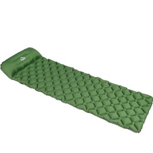 Widesea надувний килимок матрац туристичний з подушкою в намет - Зелений