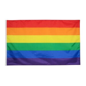 ЛГБТ прапор 150*90 см. Райдужний прапор RESTEQ. Прапор ЛГБТ спільноти. Freedom flag. LGBT flag. Прапор прапор. Pride