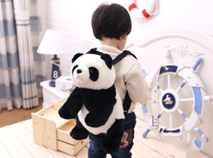 Милий, дитячий рюкзачок у вигляді панди RESTEQ, сумка панда
