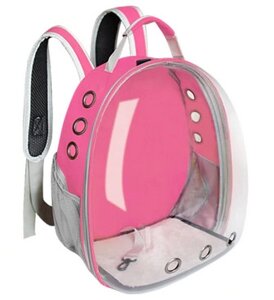 Рюкзак з ілюмінатором для транспортування кішок RESTEQ, дихаючий прозорий рюкзак для домашніх тварин