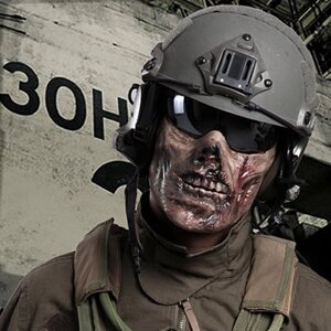 Зомбі Череп RESTEQ тактична маска Косплей Airsoft Wargame